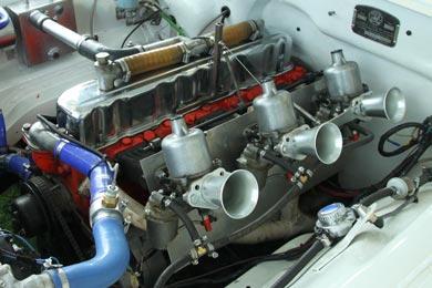 Rebuilt engine in a Vauxhall Cresta