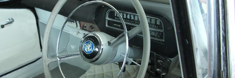 Interior of a Vauxhall Cresta